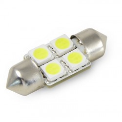 2 x 5 LED SMD CANBUS GLÜHBIRNEN – WEISS – 5 LEDs – T4W