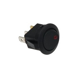 Chilitec 12V Schalter mit roter LED, EIN/AUS, 12V/16A