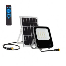 LEDKIA LED Solar-Scheinwerfer "SLF30", 30W, 12 LED, inkl. FB