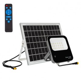 LEDKIA LED Solar-Scheinwerfer "SLF60", 60W, 18 LED, inkl. FB