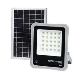 OPTONICA LED Solar-Scheinwerfer "LFS-8", 8W, 25 LED, inkl. FB