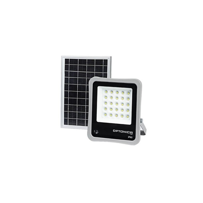 OPTONICA LED Solar-Scheinwerfer "LFS-8", 8W, 25 LED, inkl. FB