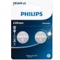 Philips CR2450 - 3 Volt Lithium Knopfzelle 3V, 2 Stück