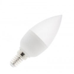 NVLED LED Lampe, Kerze C37, E14, 12V/24V DC, 5W, matt Lichtfarbe ww  (warmweiss)
