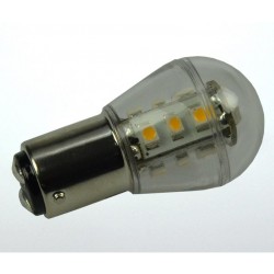 David Com. LED-Lampe BA15d, 1.6W, DC10-30V, 15 LED's, dimmbar