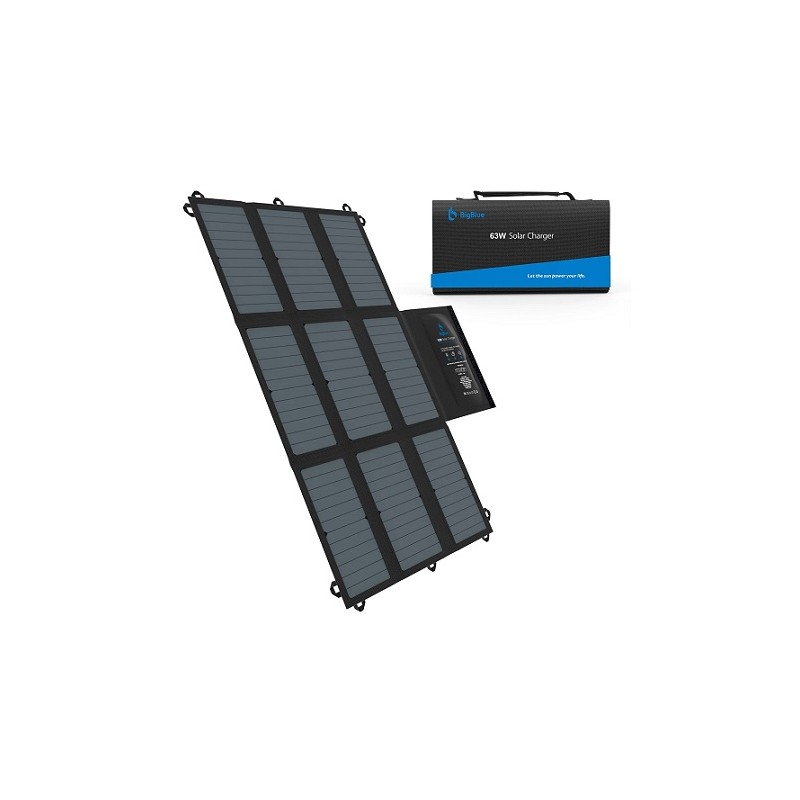 BigBlue Faltbares Solar Ladegerät "B405", 63W