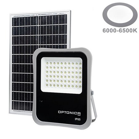 OPTONICA LED Solar-Scheinwerfer "LFS-30", 30W, 60 LED, inkl. FB