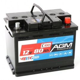 BIG AGM Professional Batterie/Akku, 80Ah, 12V