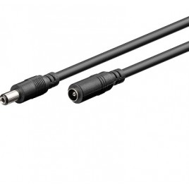HM DC-Adapterkabel, Verlängerung 5.5x2.1 mm, 3m Kabel