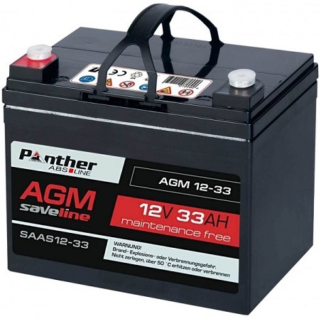 Panter AGM Saveline Batterie/Akku, 33Ah, 12V