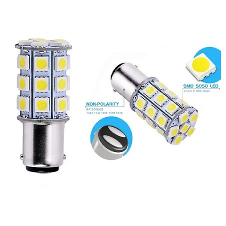 HM LED Lampe BA15d, 2W, 9-14V DC, 27 LED's