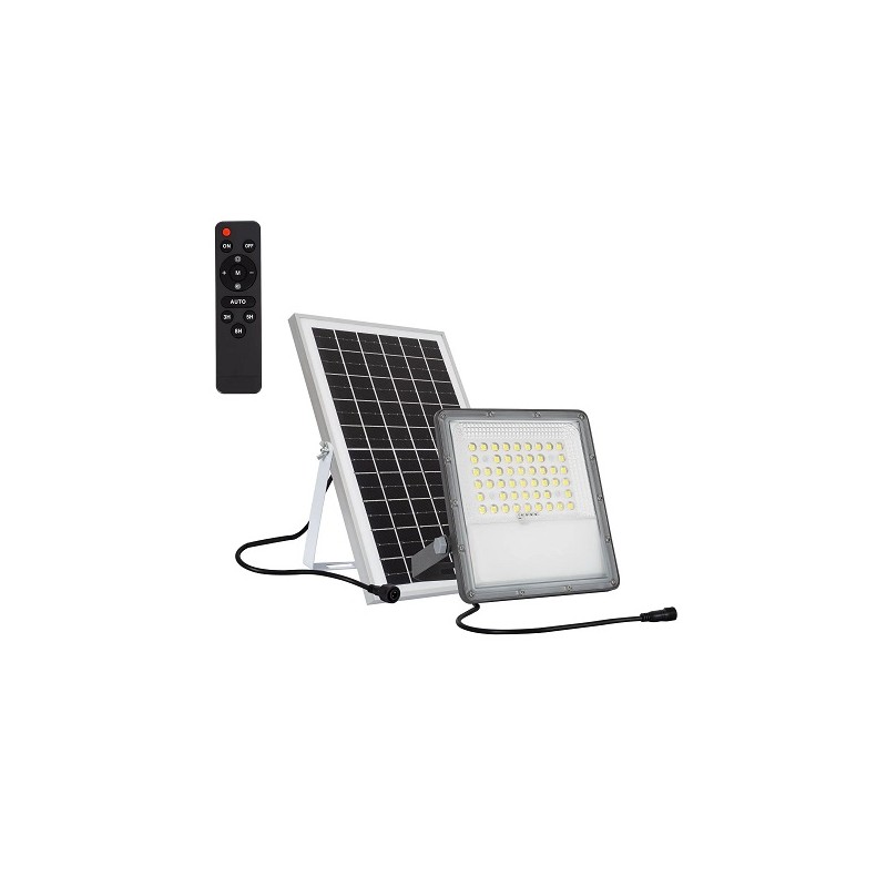 LEDKIA LED Solar-Scheinwerfer "SFS-10", 10W, 50 LED, inkl. FB