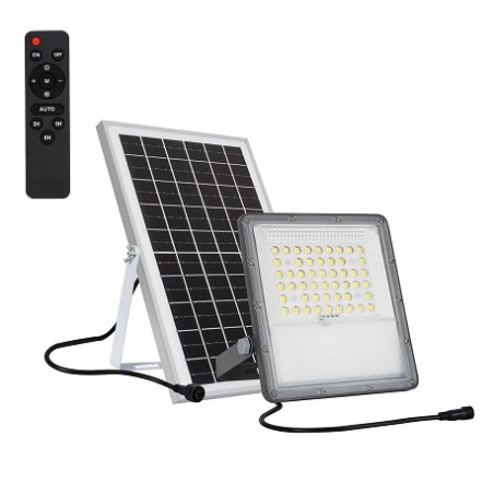 LEDKIA LED Solar-Scheinwerfer "SFS-10", 10W, 50 LED, inkl. FB