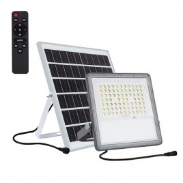 LEDKIA LED Solar-Scheinwerfer "SFS-15", 15W, 75 LED, inkl. FB