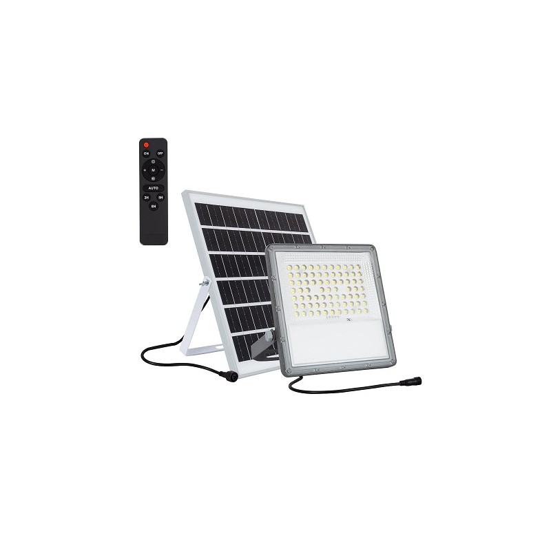 LEDKIA LED Solar-Scheinwerfer "SFS-15", 15W, 75 LED, inkl. FB