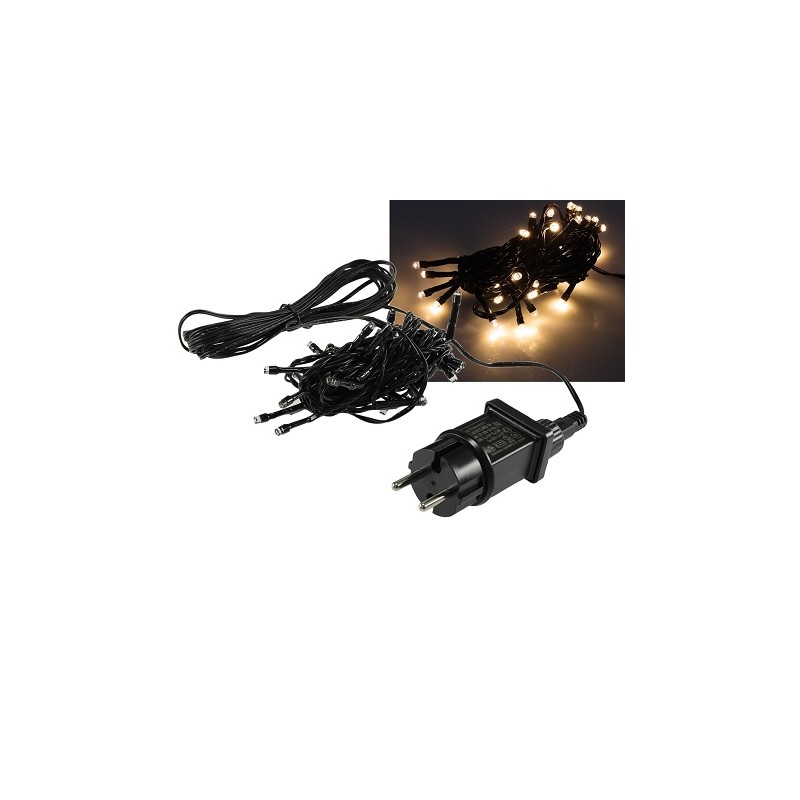 HM LED Lichterkette "ALK040", 4m +5m Zuleitung, 40 LEDs