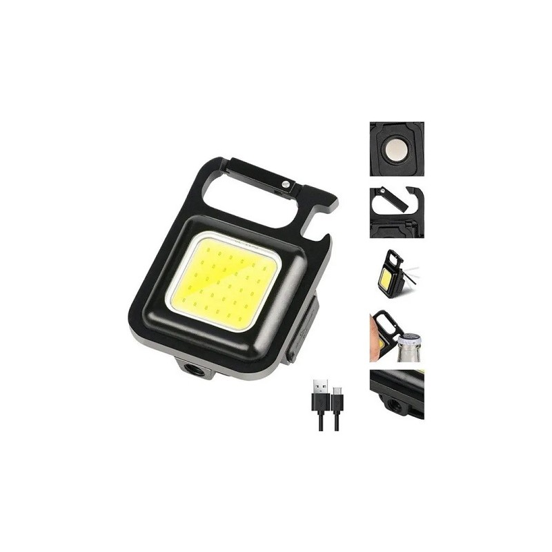 HM LED-Taschenlampe "COB Mini", inkl. Flaschenöffner