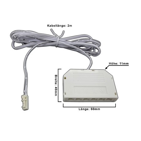 PB 2 Pol Verteilerbox "MiniAMP" 6 fach, 200cm