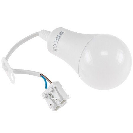 HM E27 LED Baustellen-Leuchte, 12W, 15cm Kabel, Aufhänger