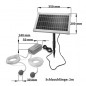 Esotec Solar Teichbelüfter "Duo 8/200 Prof" Komplettset, 8W