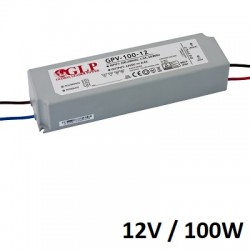 GLP LED DC-Treiber/Trafo "GPV-100-12", 12V DC, 100W, 8.3A