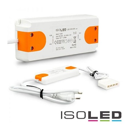 Isoled LED DC-Treiber/Trafo SYS-SLIM "MiniAMP", 12V DC, 24W