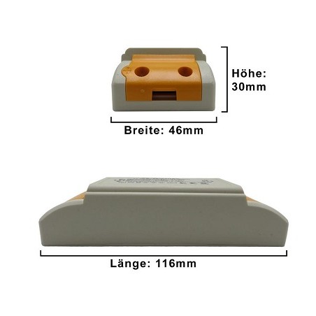 PB LED AC-Treiber/Trafo, 12V AC, 1-70W, dimmbar