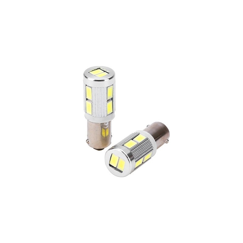 HM LED Lampe BA9s H6W, 12V DC, 2W, 10 LED, Canbus