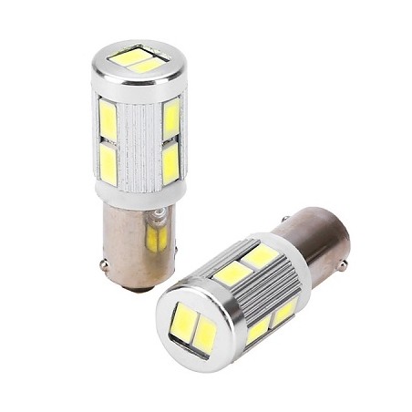 HM LED Lampe BA9s H6W, 12V DC, 2W, 10 LED, Canbus